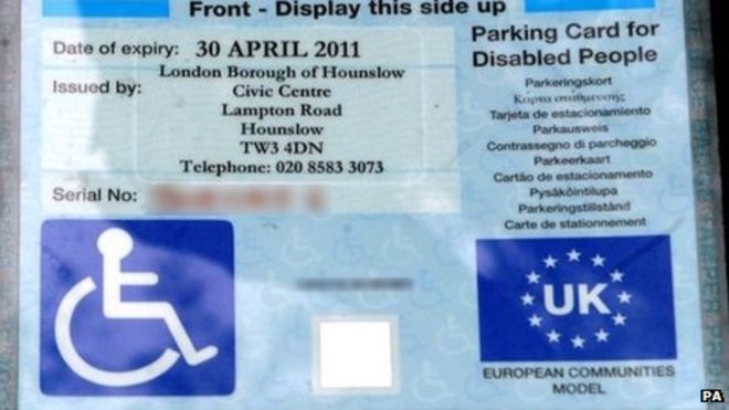 Значок парковки для инвалидов