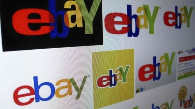 Много логотипов eBay