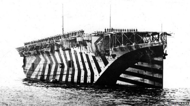 Оригинальный дизайн Dazzle Ship