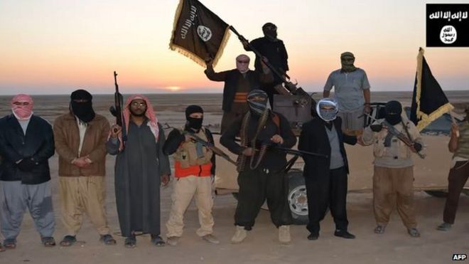 Изображение из пропагандистского видео Isis