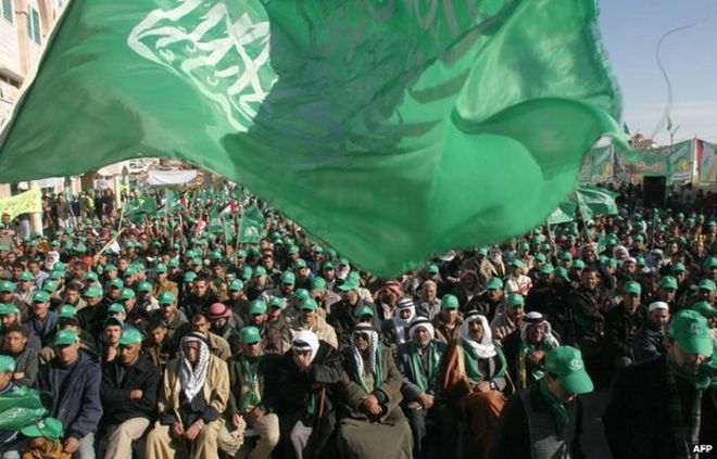 Митинг ХАМАСа в селе Ятта на Западном берегу, 2006 г.