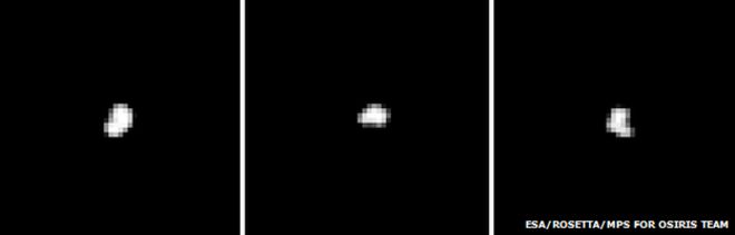Комета 67P в пт 4 июля