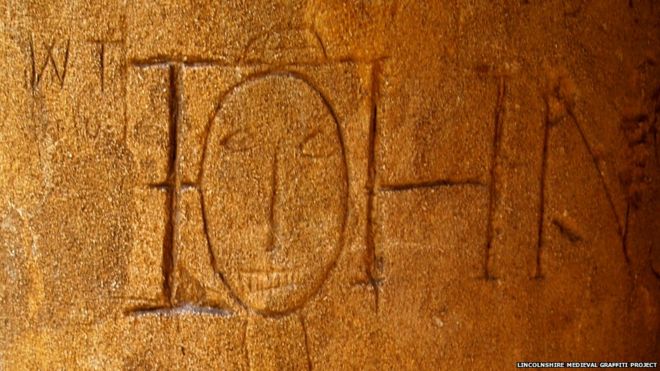 Граффити найдены в Линкольнском соборе