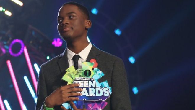 Иеремия Эммануэль был среди победителей Teen Hero в 2013 году