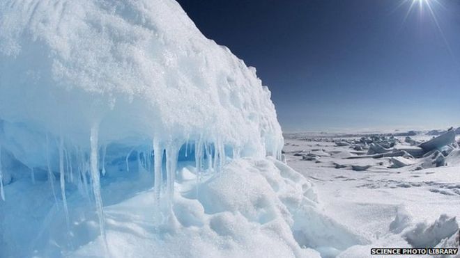 Изображение файла арктического пейзажа, Ланкастер Саунд, Нунавут, Канада