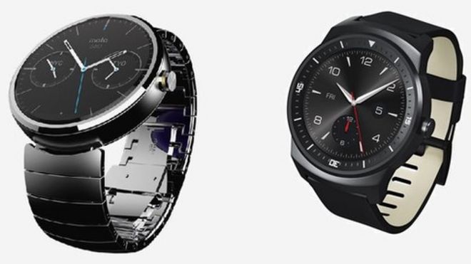 Moto 360 и LG G Watch R