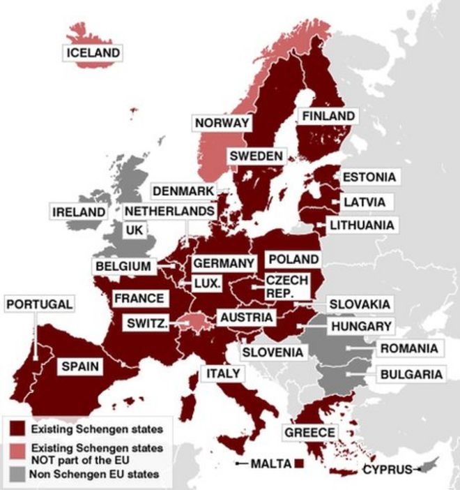 Что такое шенгенская зона