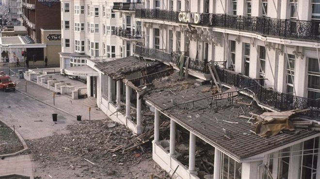 Сцена Брайтонской бомбы 1984 года