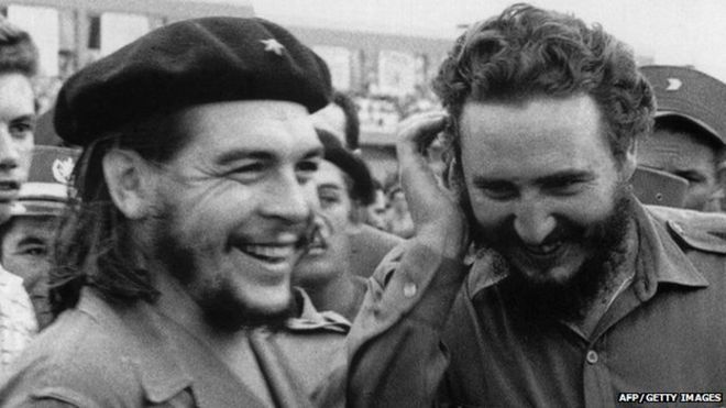 Че Гевара (слева) и Фидель Кастро