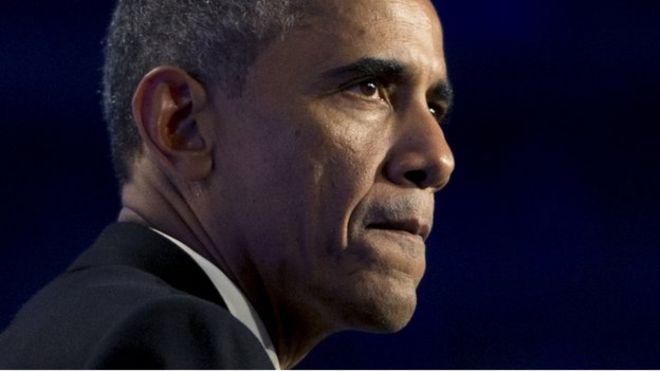 Президента США Барака Обаму видели в Вашингтоне 2 октября 2014 года