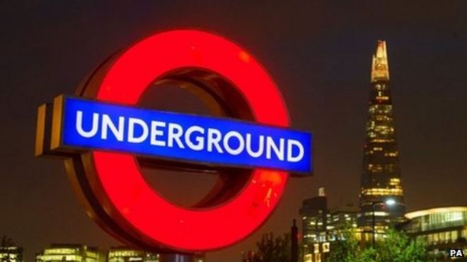 Знак лондонского метро