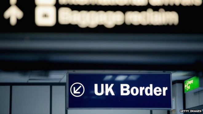 Пограничный знак Великобритании