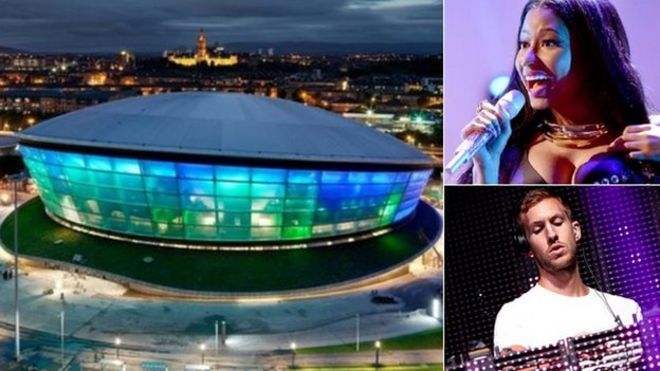 SSE Hydro, Ники Минаж и Кэлвин Харрис