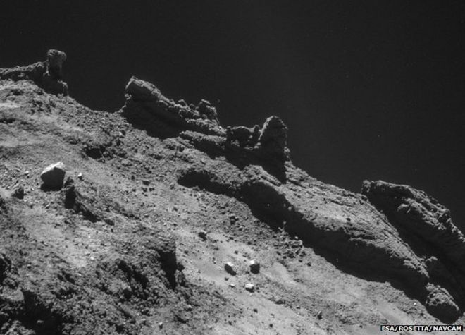 Пейзаж кометы 67P