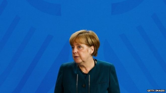 Канцлер Германии Ангела Меркель (ноябрь 2014 г.)