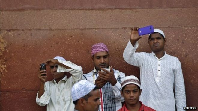 Пользователи мобильных телефонов Индии