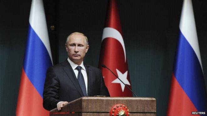Президент Владимир Путин в Турции (1 декабря)