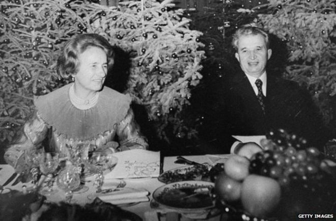 Чаушеску и его жена