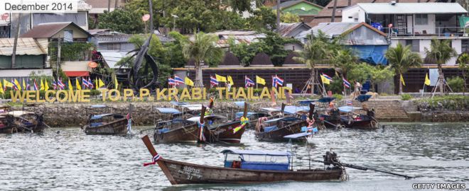 Остров Пхи-Пхи в Таиланде в 2014 году