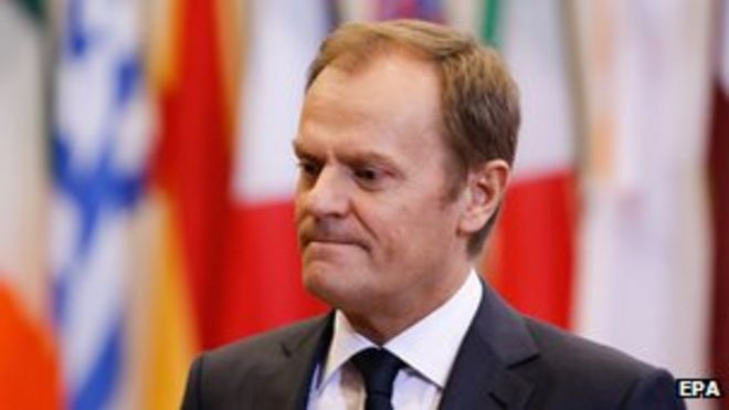 Президент Европейского Совета Дональд Туск в 2014 году