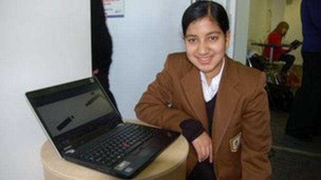 Ученик с компьютером