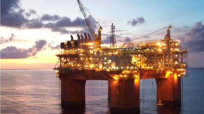Нефтяная вышка Атлантис в Мексиканском заливе