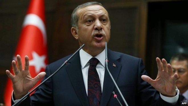 Реджеп Тайип Эрдоган в парламенте Турции в Анкаре - 8 апреля 2014 года