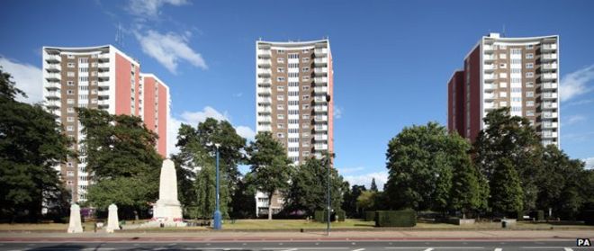Квартиры, принадлежащие жилищной ассоциации, в Льюишаме, на юге Лондона
