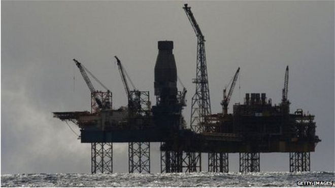 Нефтяная вышка Северного моря
