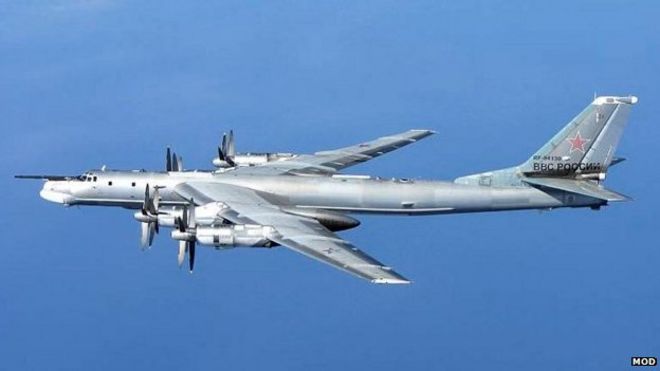 Российский самолет Ту-95 Bear 'H'