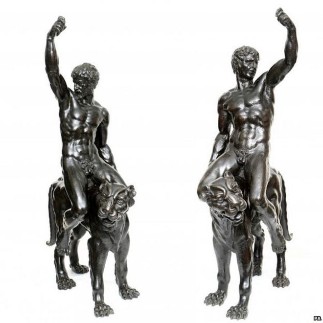 Бронзовые скульптуры, возможно Микеланджело, Музей Фицвильям, Кембридж