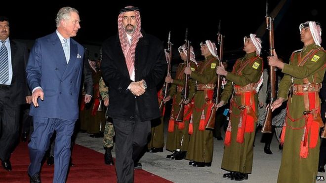 Принц Чарльз в Иордании