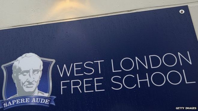 Знак Свободной школы Западного Лондона