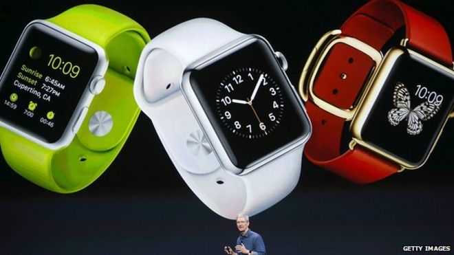 Тим Кук представляет Apple Watch в сентябре 2014 года