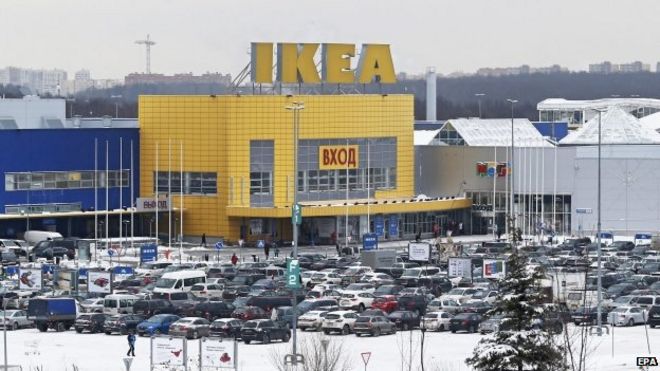 Магазин Ikea в Москве, Россия. Фото: февраль 2015 г.