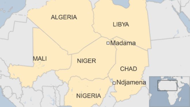Карта Западной Африки