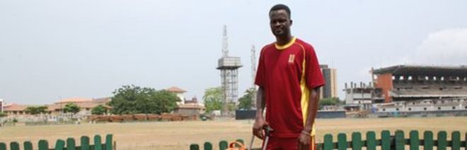 Капитан нигерийского крикета Кунле Адегбола
