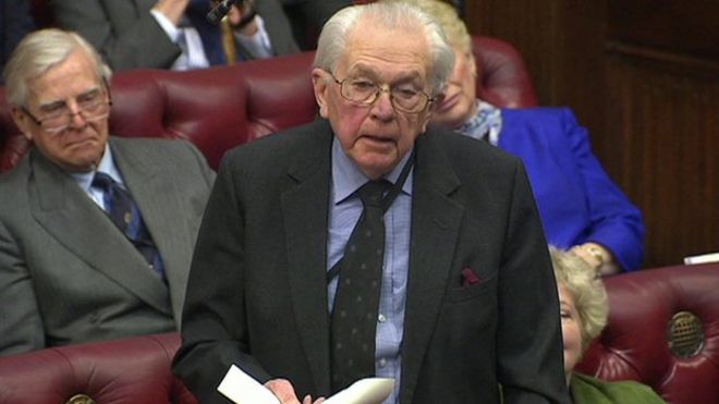 Viscount Tenby speaking in the House of Lords