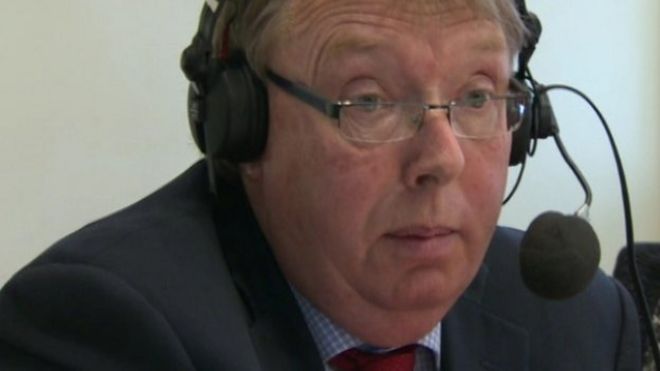 Джерард О'Хара, на фото интервью для радио BBC Ulster