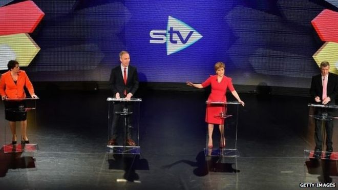 Дебаты шотландских лидеров
