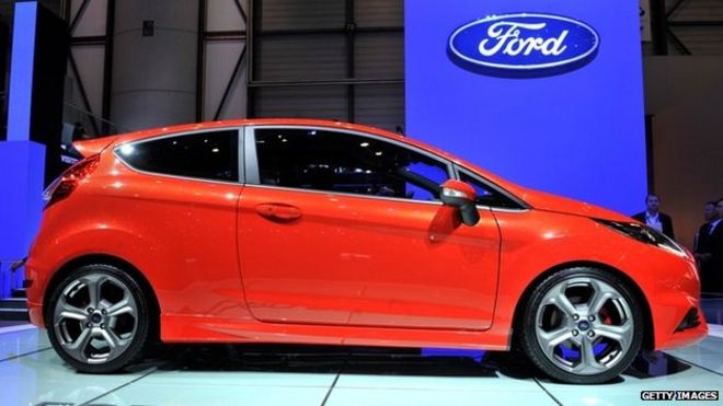 Red Ford Fiesta