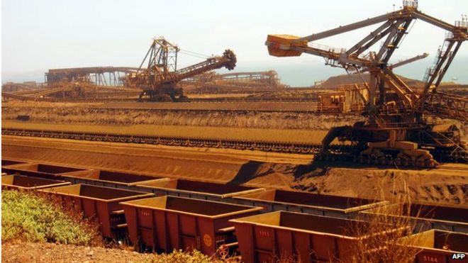 Железный рудник в Западной Австралии