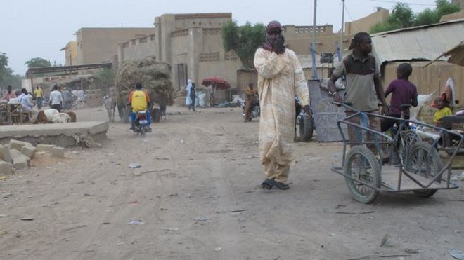 Гао уличная сцена, Мали