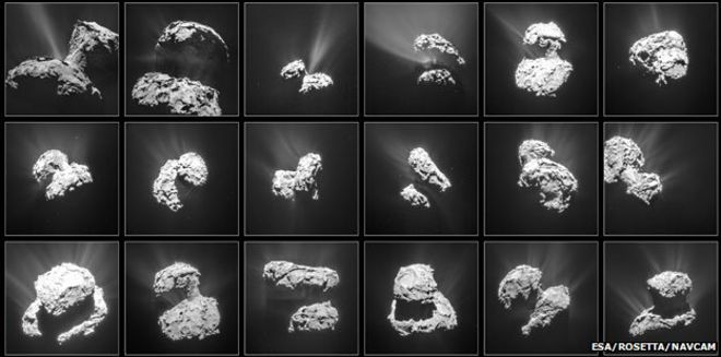 Активность кометы 31 января - 25 марта 2015 года