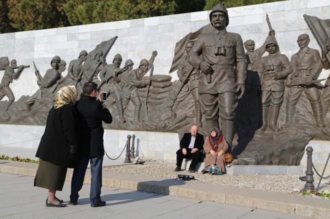 Памятник мученикам Галлиполи у Дарданелльского пролива