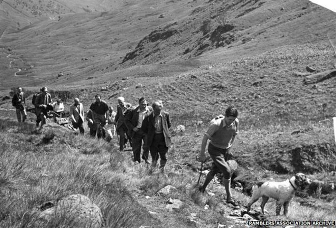 Открытие Pennine Way 1965, Пик Дистрикт