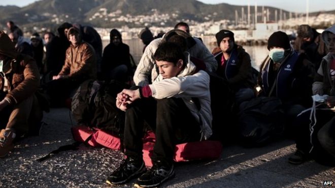 Мигранты из Сирии