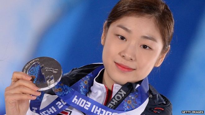 Олимпийская фигуристка Ким Юна