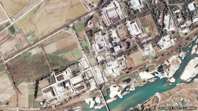Спутниковое изображение Yongbyon