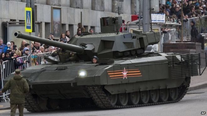 Боевой танк Armata T-14, 4 мая, 15 мая
